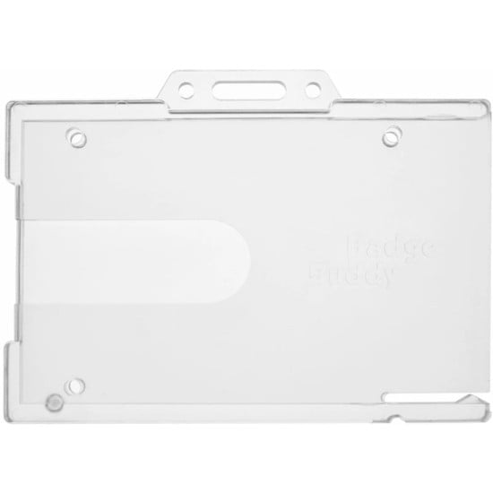 Badge Buddy Enclosed ID Card Holder - Landscape (Pack of 100)