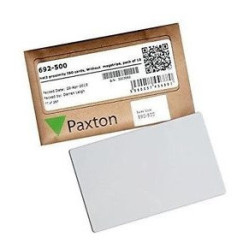 Paxton Net2 Proximity ISO cards no mag stripe or signature panel - 692-500 - Pack of 10