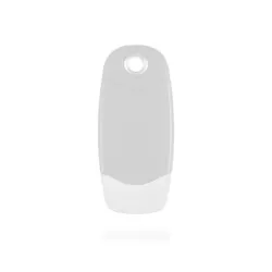 PAC Logo Coloured Clip (Pack of 10) (White)