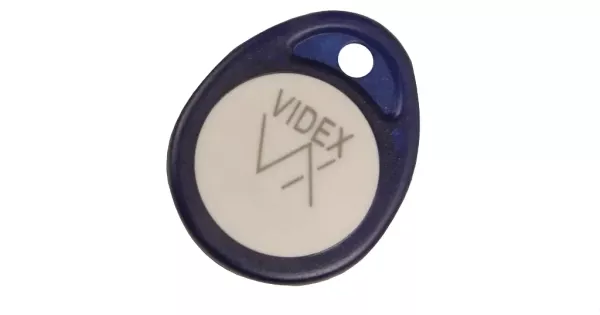 3 Badges Porte-clés Videx 955-T VProx - Neufs Sous Scellé - Bleu