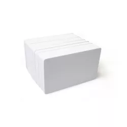Blank White Plastic Cards (Pack of 100)