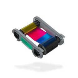 Evolis R5H204E100 YMCKO Half Panel Colour Ribbon (400 Prints)