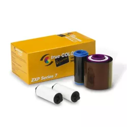 Zebra ZXP Series 7 800077-747EM Half Panel YMCKO Colour Ribbon (1250 Prints) 