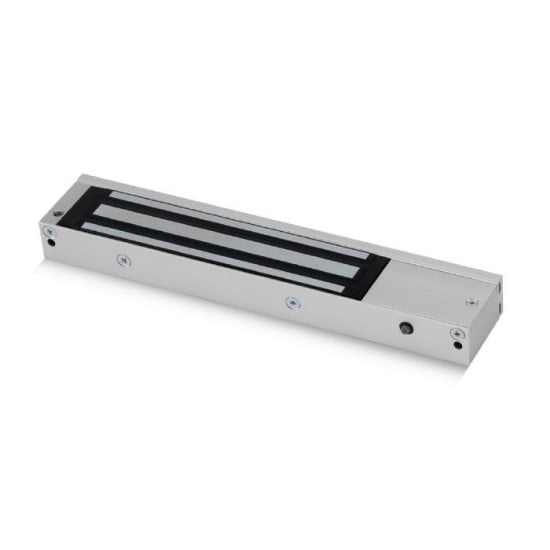ICS Entry Mini Surface Mount Maglock, Monitored with Door Status, 600lbs HF, 12/24V DC - A-10002DS