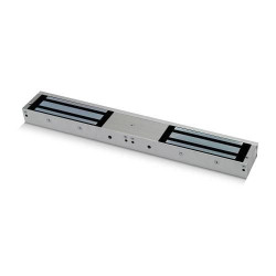ICS Entry Double Standard Surface Mount Maglock with Door status, 2 x 1200lbs HF, 12/24V DC - A-10060DS