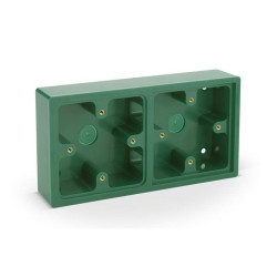 ICS Green Surface Double Back Box - ICS-DBB