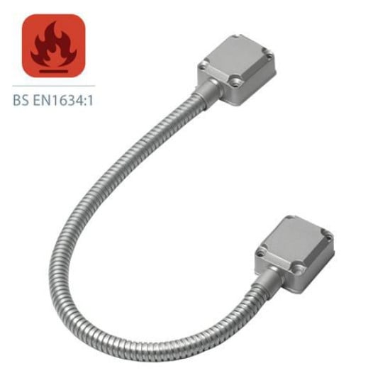 ICS Surface Mount Armoured Door Loop, 610mm length - FIRE RATED - FR-DL700