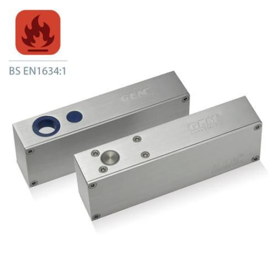 ICS Solenoid Bolt, Power to Lock, Glass Door Applications, 12V DC - FIRE RATED - FR-EB300