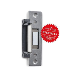 ICS ANSI Strike, 12/24v DC, monitored, short & long faceplate, fail safe/fail secure reversible - FIRE RATED - FR-GK450M-ST