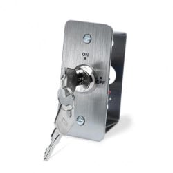 ICS Flush Mount Maintained Narrow Style Keyswitch - KSN-001N