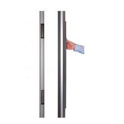 ICS 2500mm Vertical Pull Handle Incorporating 2 Slim Maglocks and Armature Plates - PH800