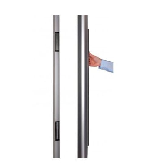 ICS 2500mm Vertical Pull Handle Incorporating 2 Slim Maglocks and Armature Plates - PH800